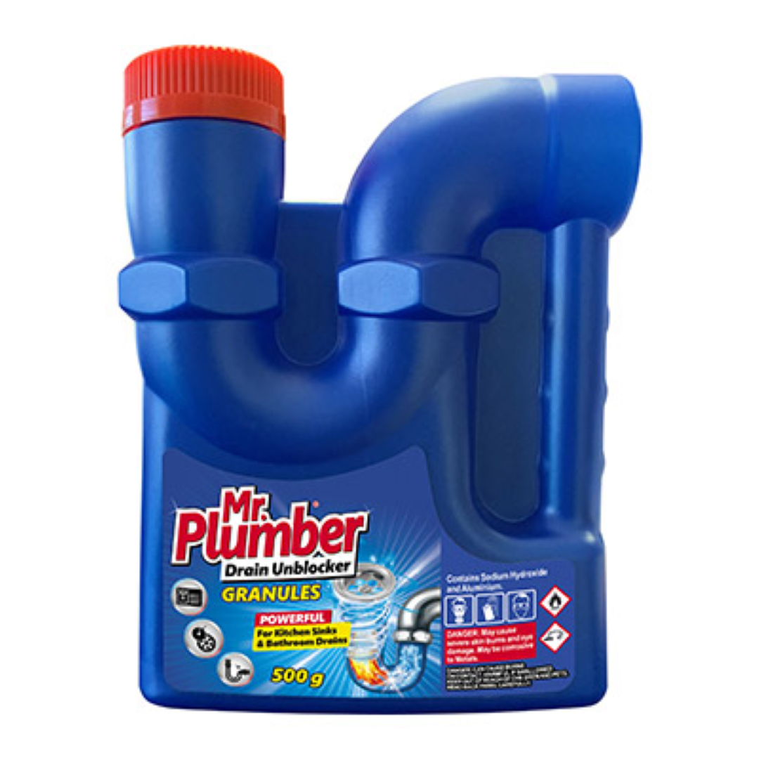 MR.PLUMBER DRAIN UNBLOCKER GRANULES 500G SH1246